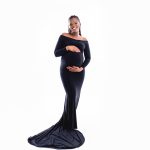 maternity-photoshoot-dress-rental-black-fitted-1