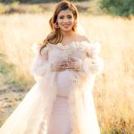 maternity-photoshoot-dress-rental-fitted-soft-pink-with-wrap-4