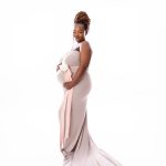maternity-photoshoot-dress-rental-nude-fitted