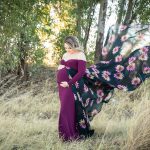 maternity-photoshoot-dress-rental-plum-purple-with-black-floral-skirt-20