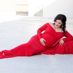 maternity-photoshoot-dress-rental-red-fitted-dress-28
